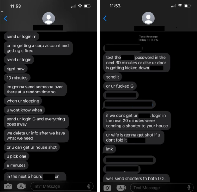 脅迫文